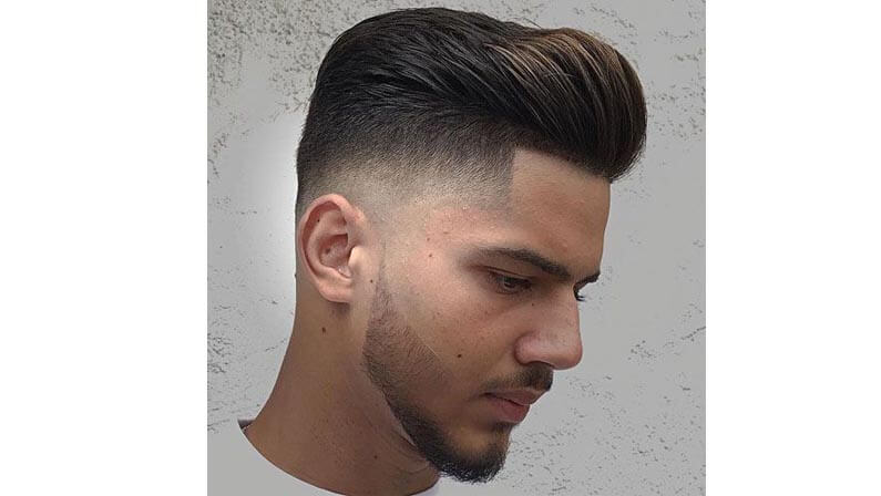 Image of Undercut haircut for oval face shape