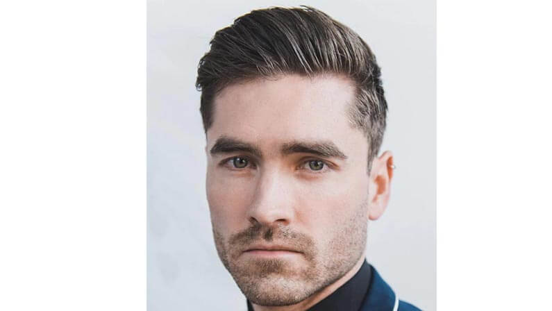 square shape face men hairstyle