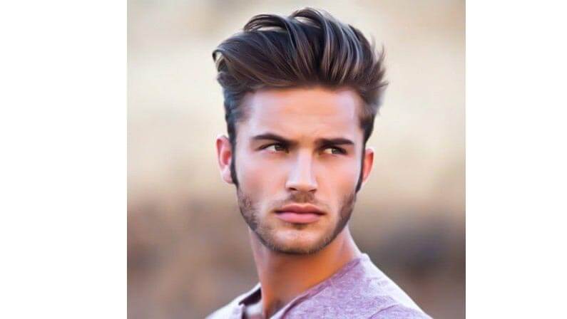 triangle shape face hairstyle men