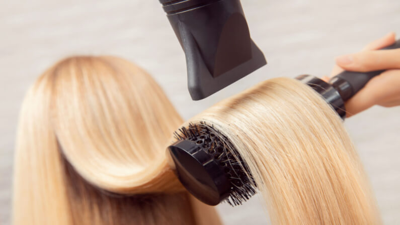 blow dry human hair extension