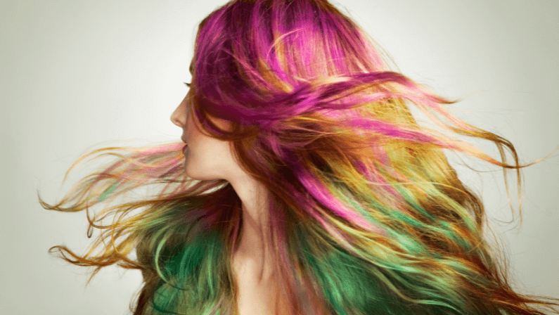 Multi-colored Strips and Streaks