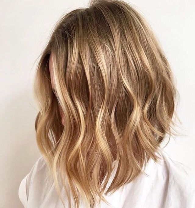 honey blonde balayage